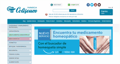 Desktop Screenshot of farmaciacoliseum.com